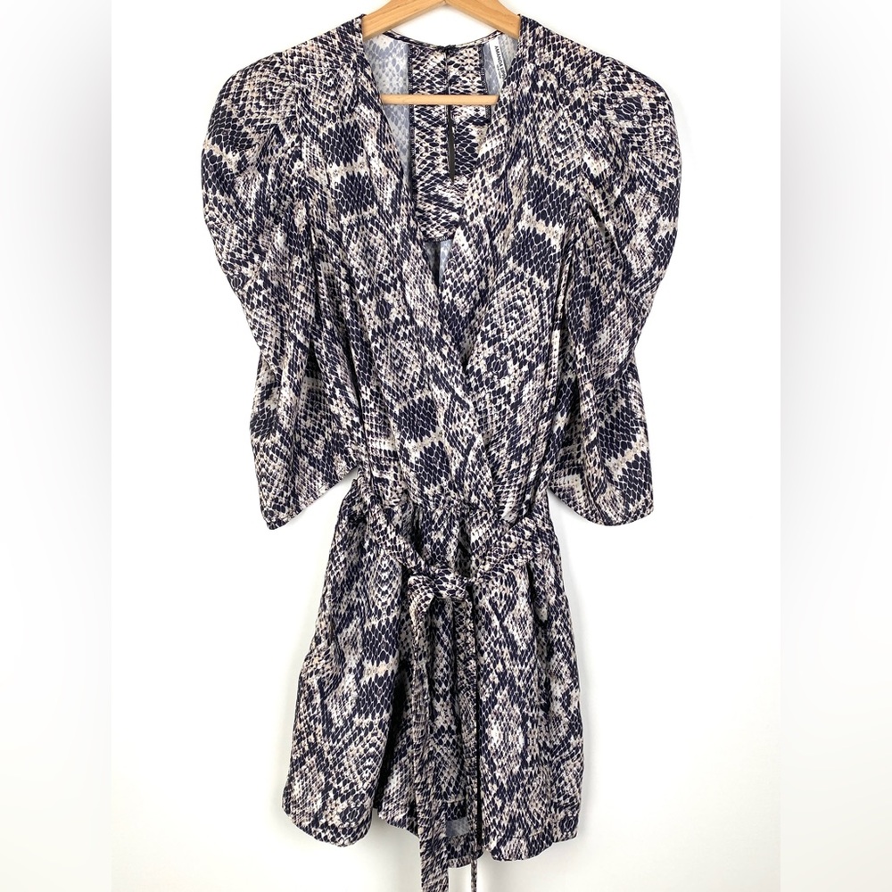 Amanda Uprichard Snakeskin Print Jumper